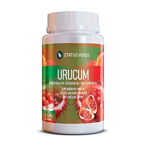 Urucum 120Cáps 500mg Status Verde