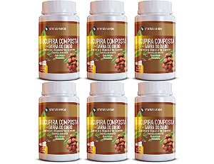 Kit 6 Sucupira Composta + Garra do Diabo 360Cáps 500mg Status Verde