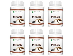 Kit 6 Inhame 720Cáps 500mg Status Verde
