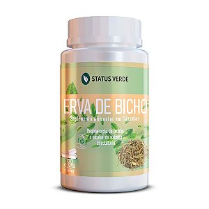Erva de Bicho 120 Cápsulas 500mg Status Verde