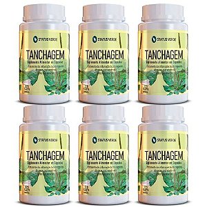 Kit 6 Tanchagem 720Cáps 500mg Status Verde