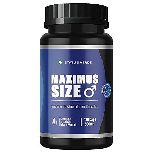 Maximus Size 120 Cápsulas 500mg Status Verde