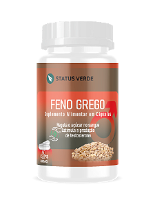 Feno Grego 60 Cápsulas 500 mg Status Verde