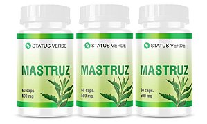 Kit 3 Mastruz 180 Cápsulas 500mg Status Verde