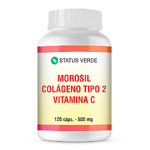 Morosil Colageno Tipo 2 Vitamina C 120 Cápsulas 500 mg Statua Verde