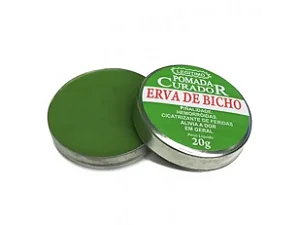 Pomada Erva de Bicho 20gr - Pomada Curador