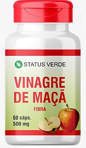 Vinagre de Maçã 60 Cápsulas 500mg Status Verde
