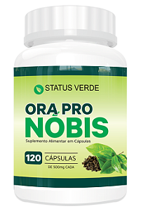 Kit 12 Ora Pro Nóbis 500mg 1440 cápsulas Status Verde
