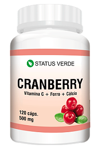 KIt 12 Cranbery 1440 Cápsulas - 500 mg Status Verde
