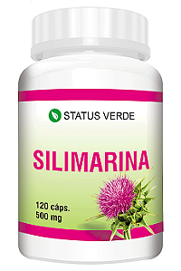 Kit 12 Silimarina 500mg 1440 Cápsulas Status Verde