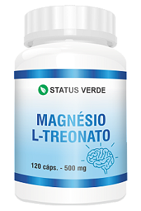 Kit 12 Magnésio L-Treonato 1440 Cápsulas 500mg - Status Verde
