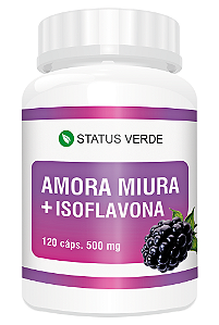 Kit 12 Amora Miúra + Isoflavona 500mg 1440 cápsulas Status Verde