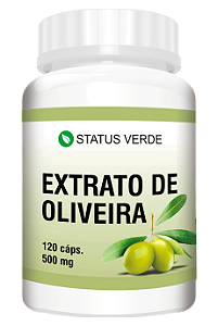 Kit 12 Extrato de Oliveira 1440 Cápsulas 500 mg Status Verde