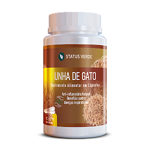 Kit 12 Unha de Gato 1440 Cápsulas 500mg Status Verde
