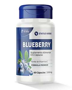 Kit 12 Blueberry Mirtilo 720 Cápsulas - 500mg - Status Verde