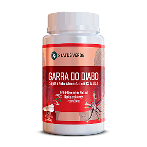 Kit 12 Garra do Diabo 1440 Cápsulas 500mg Status Verde