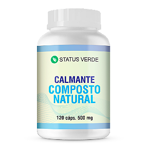 Kit 12 Calmante Composto Natural 1440 Cápsulas 500mg Status Verde