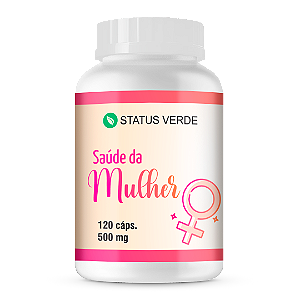 kit 12 Saúde da Mulher 1440 Cápsulas 500mg Status Verde