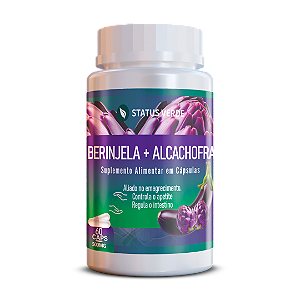 Kit 12 Berinjela + Alcachofra 720 Cápsulas 500mg Status Verde