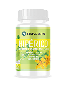 Kit 12 Hipérico 1440 Cápsulas 500mg Status Verde