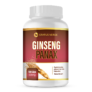 Kit 12 Ginseng Panax 1440  Cápsulas 500mg Status Verde