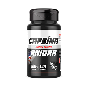 Cafeína Anidra 120 Cápsulas 500mg - Status Verde