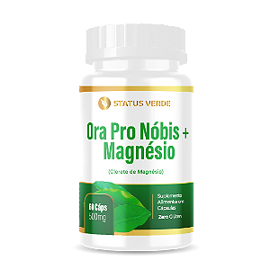 Kit 12 Ora Pro Nóbis + Magnésio 720 Cápsulas 500mg Status Verde