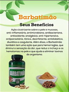 BARBATIMÃO 120 cápsulas  500mg