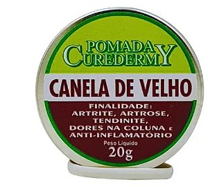 Kit 12 Pomada Curedermy Canela de Velho 20g