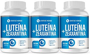 Kit 3 Luteína + Zeaxantina 360 Cápsulas 500 mg Status Verde