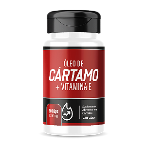 Kit 12 Óleo de Cartámo + Vitamina E 1000 Mg 12 x 60 Cápsulas Status Verde
