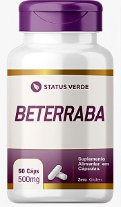 Kit 12 Beterraba 12 x 60 cápsulas 500mg Status Verde