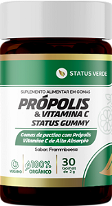 Kit 12 Própolis e Vitamina C 30 Gomas 2g  Status Gummy