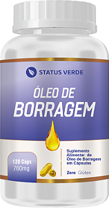 Kit 12 Óleo de Borragem 120  X 12 Cápsulas 760 mg  Status verde