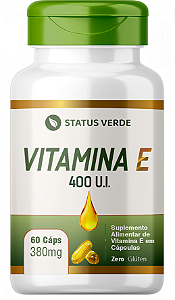 Vitamina E 400 U.I 60 Cápsulas 380 mg  Status Verde