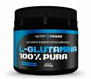 Gluatamina Nutry Power L-glutamina 100% Pura 200g