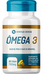 Ômega 3 - 60 Cápsulas 760mg Status Verde