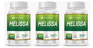 Kit 3 Melissa 360 Cápsulas 500mg Status Verde