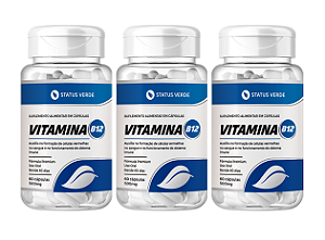 Suplemento de Vitamina B12 - 60 capsulas - Status Verde