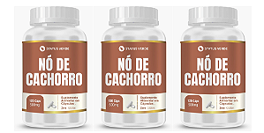 Kit 3 Nó de Cachorro 500 mg 360 Cápsulas Status Verde