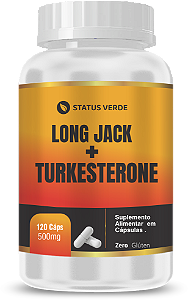 Long Jack + Turkesterone  120 Cápsulas 500mg Status Verde