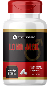 Kit 12 Long Jack 60 Cápsulas 500 mg Status Verde
