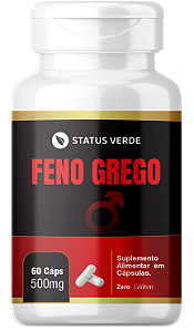 Kit 12 Feno Grego 60 Cápsulas 500 mg Status Verde