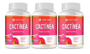Kit 3 Cactínea 360 Cápsulas 500mg Status Verde