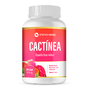 Kit 12 Cactínea 120 Cápsulas 500mg Status Verde