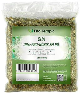 KIT 12 CHÁ ORA-PRO-NOBIS EM PÓ 100G