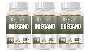Kit 3 Orégano 360 Cápsulas 500mg Status Verde