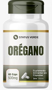 Orégano 60 Cápsulas 500mg Status Verde