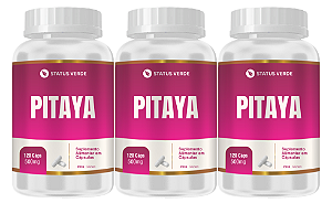 Kit 3 Pitaya 360 Cápsulas 500mg Status Verde