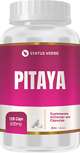 Kit 12 Pitaya 120 Cápsulas 500mg Status Verde